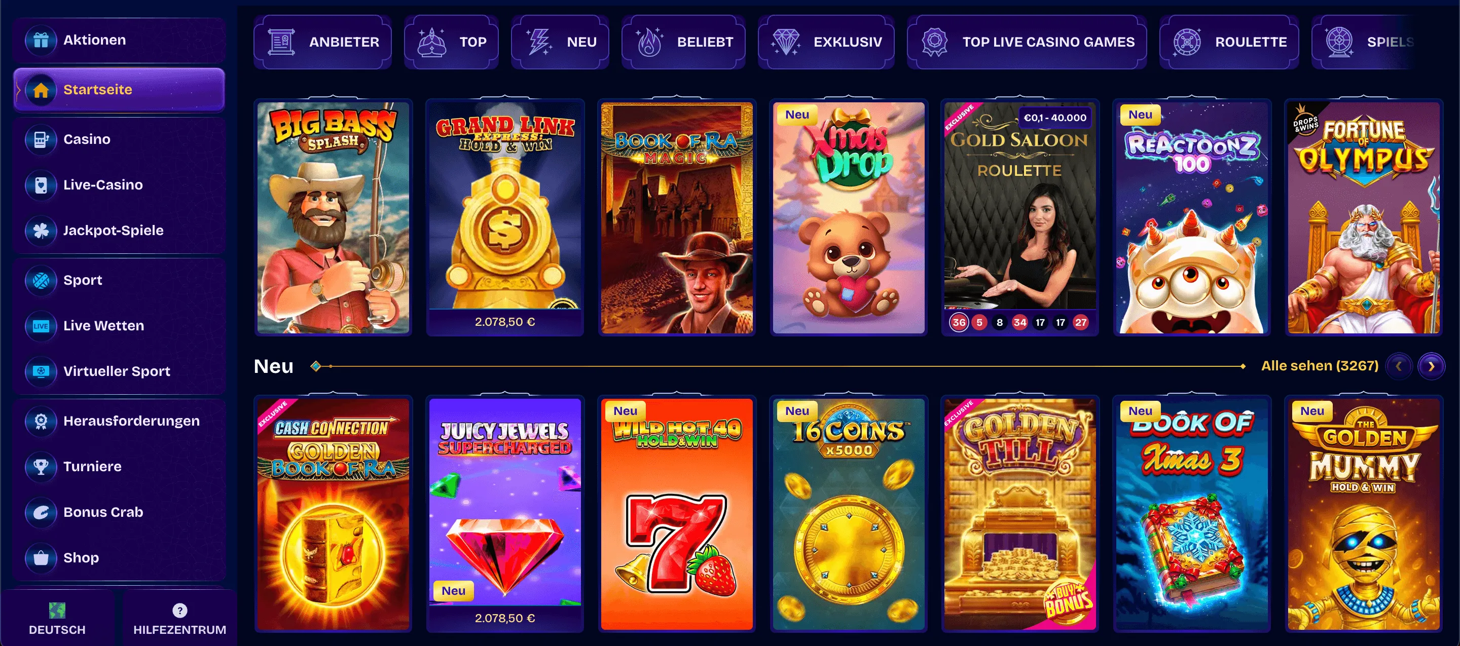 Pforten zur Wunderwelt &ndash; Die WishWin Casino Registrierung