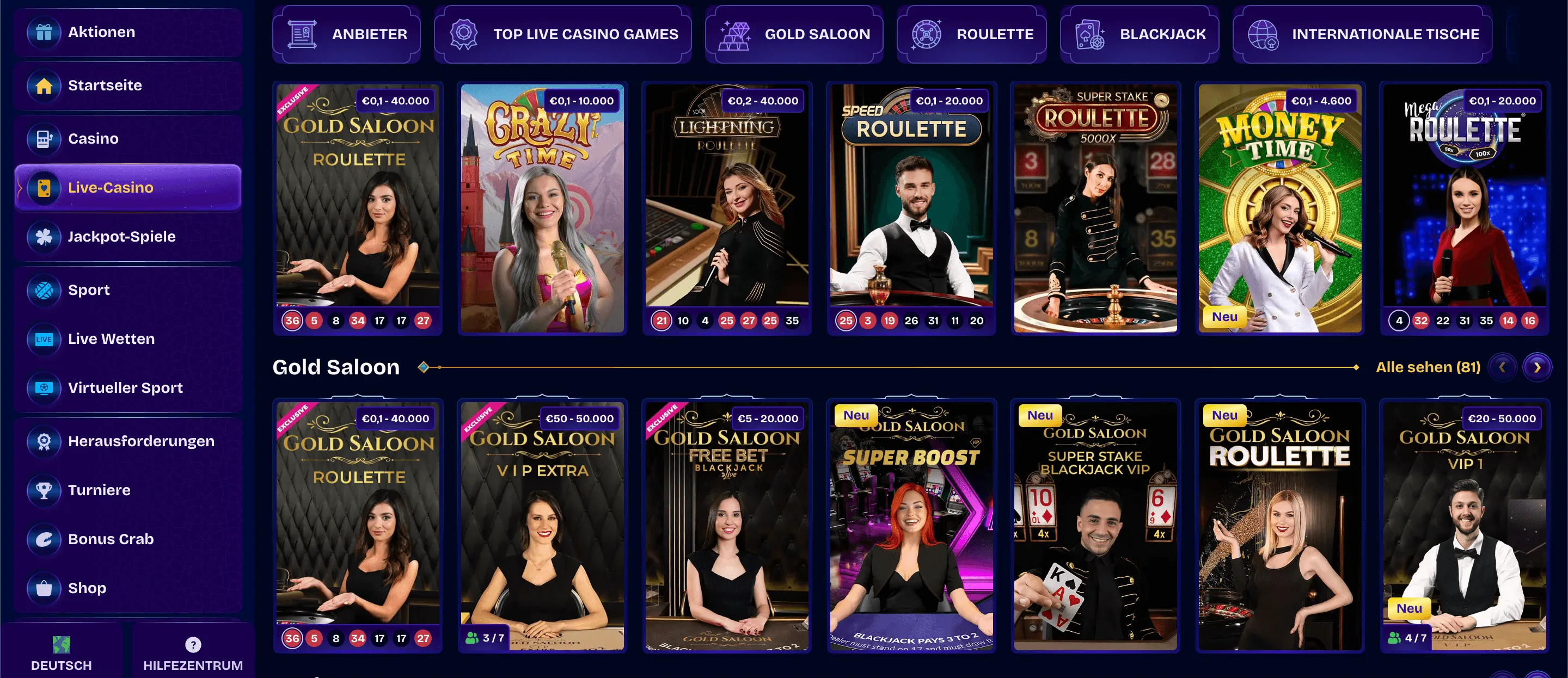 Eleganter Geldverkehr &ndash; WishWin Casino Ein- und Auszahlung